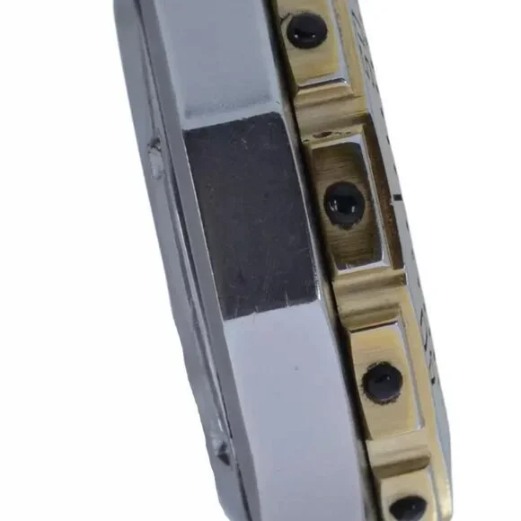 Men's 38mm Tag Heuer Series 3000 Two Tone Grey Dial Chronograph Watch 234.206!